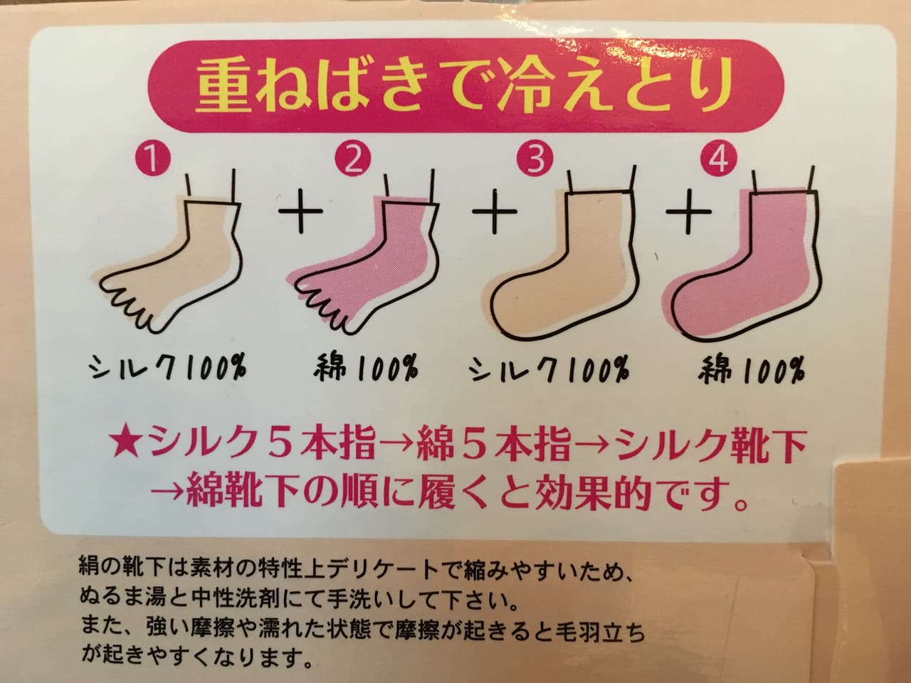 冷えとりソックス